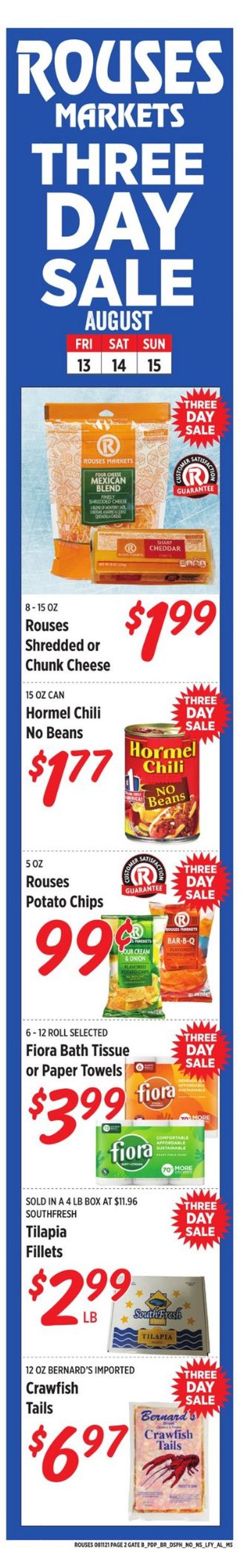 Rouses Weekly Ad Circular - valid 08/11-08/18/2021 (Page 2)