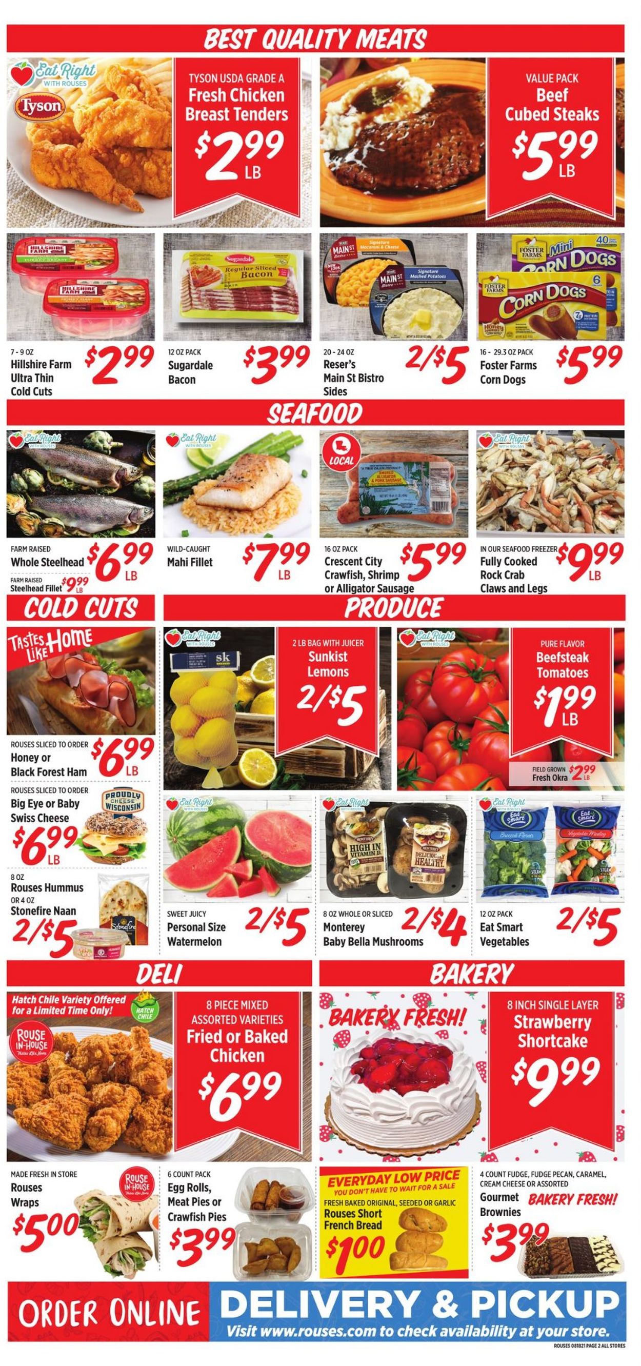 Rouses Weekly Ad Circular - valid 08/18-08/25/2021 (Page 2)