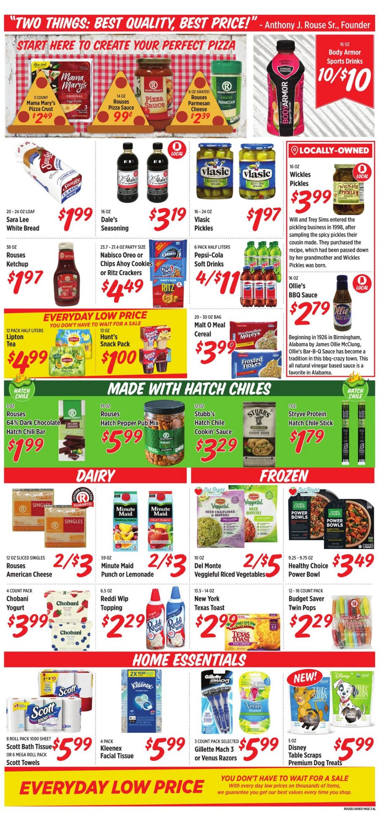 Rouses Weekly Ad Circular - valid 08/18-08/25/2021 (Page 3)