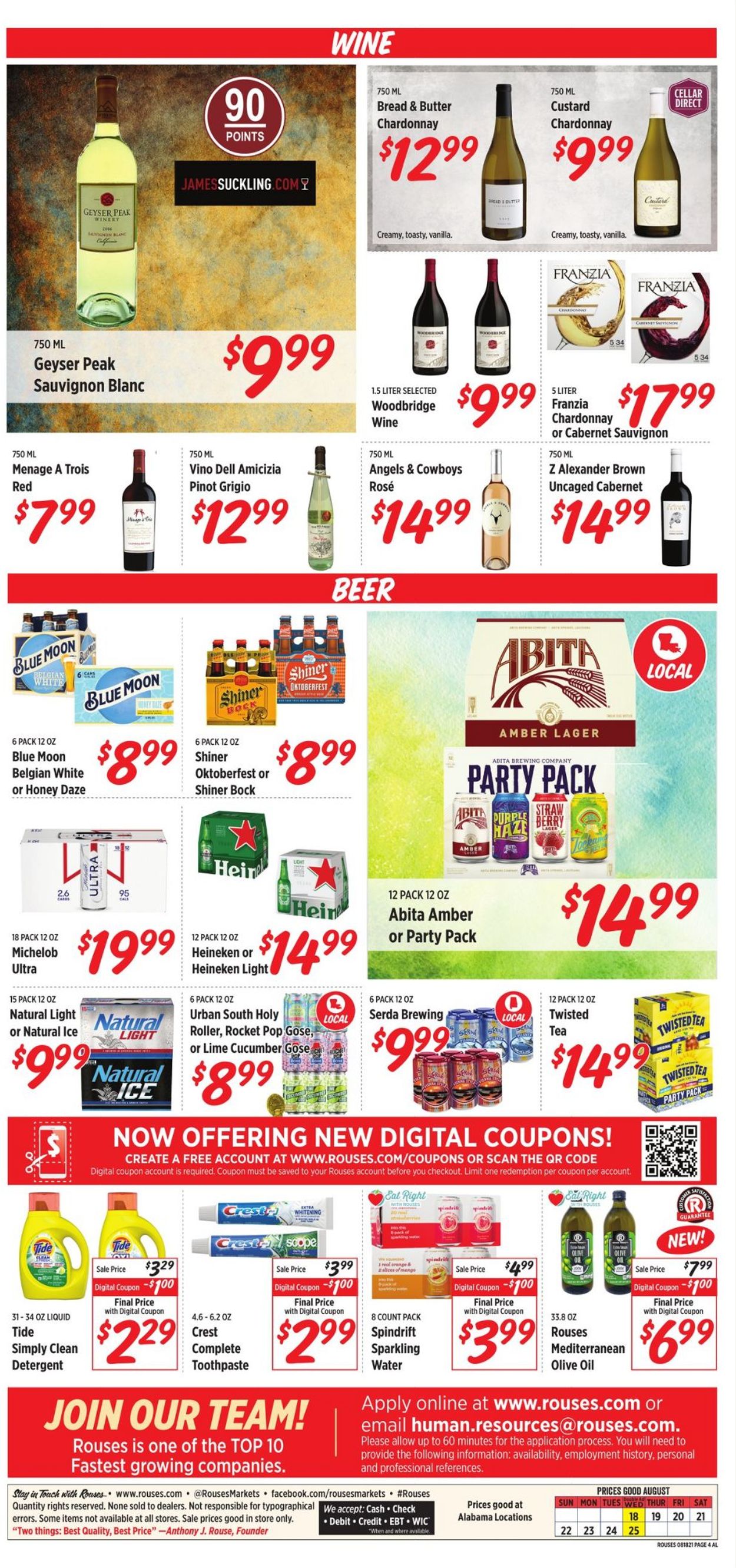 Rouses Weekly Ad Circular - valid 08/18-08/25/2021 (Page 4)