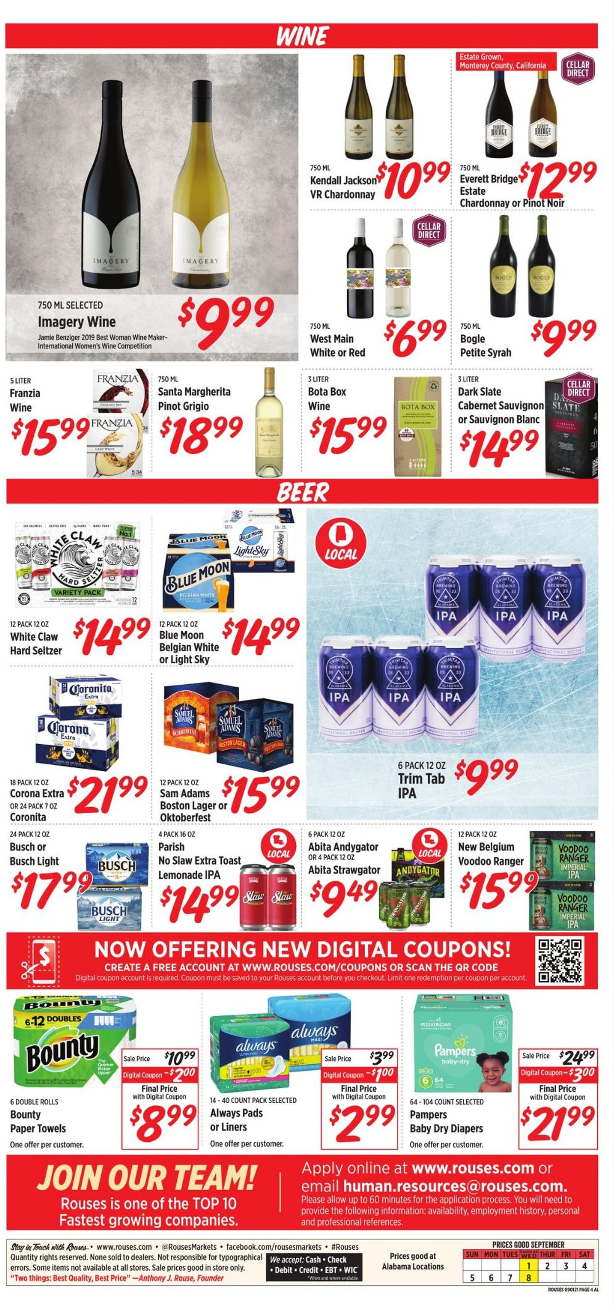 Rouses Weekly Ad Circular - valid 09/01-09/08/2021 (Page 4)