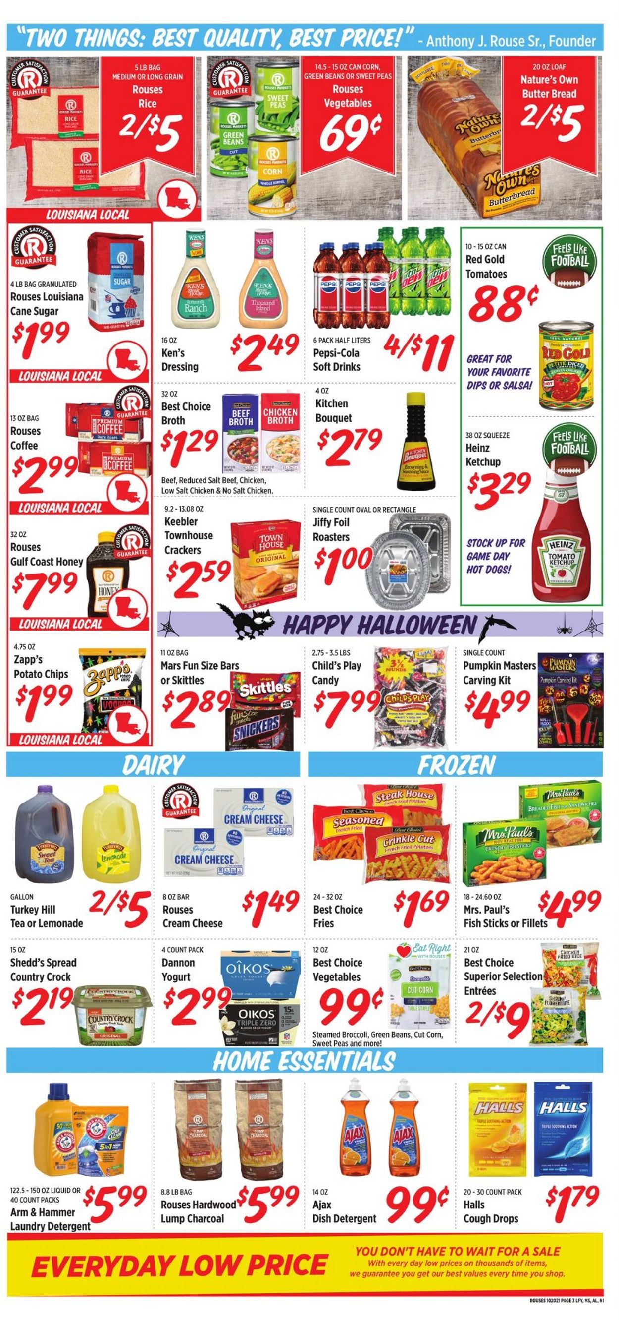 Rouses Weekly Ad Circular - valid 10/20-10/27/2021 (Page 3)