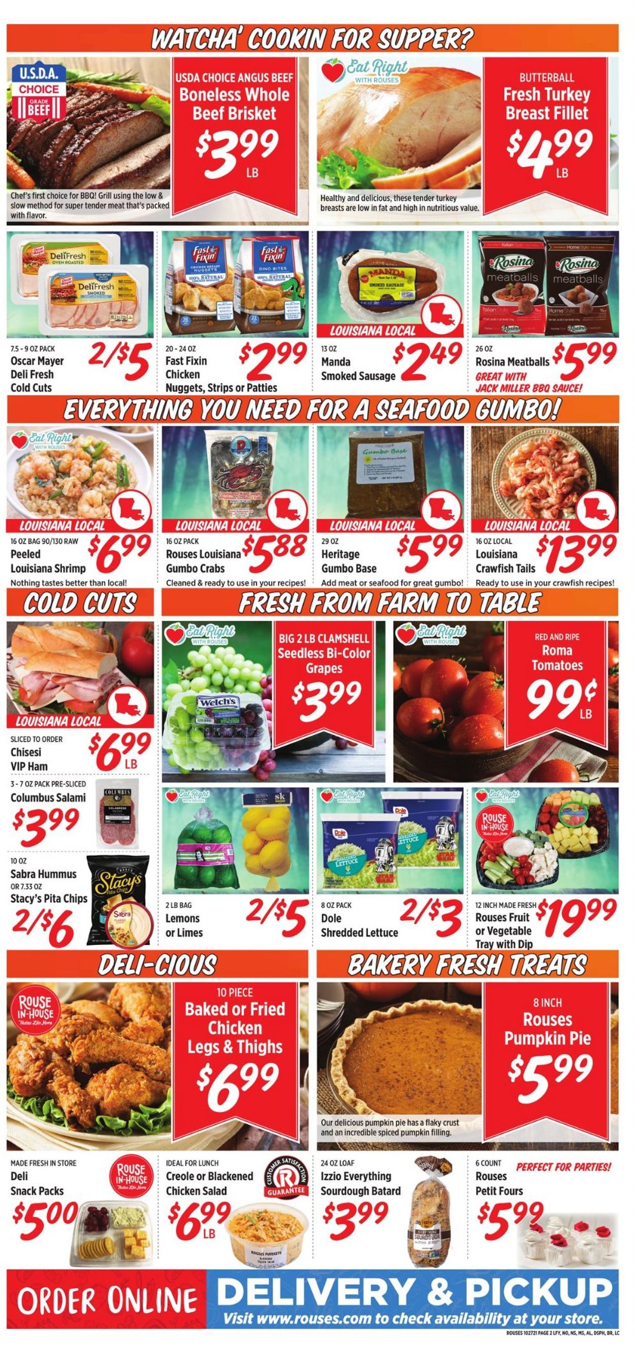 Rouses Weekly Ad Circular - valid 10/27-11/03/2021 (Page 4)