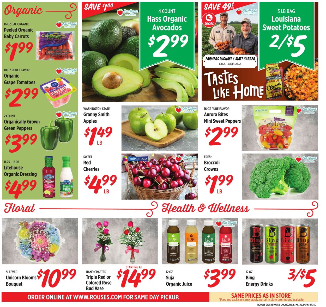 Rouses Weekly Ad Circular - valid 01/05-01/12/2022 (Page 3)