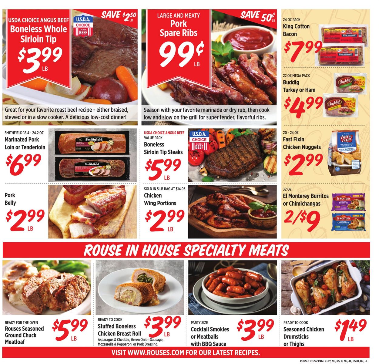 Rouses Weekly Ad Circular - valid 01/12-01/19/2022 (Page 2)