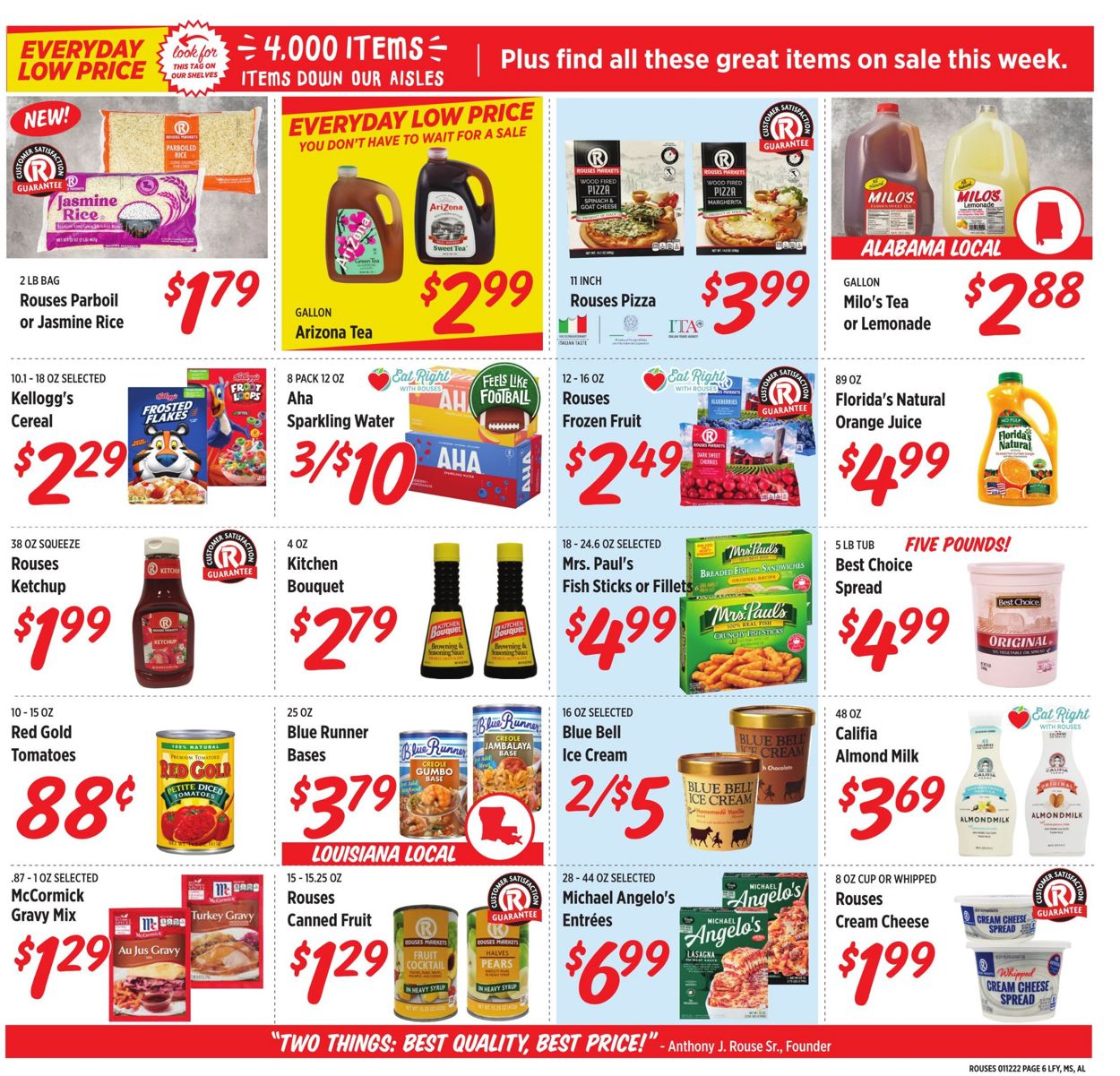 Rouses Weekly Ad Circular - valid 01/12-01/19/2022 (Page 6)