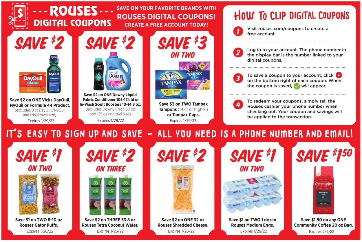 Rouses Weekly Ad Circular - valid 01/19-01/26/2022 (Page 3)