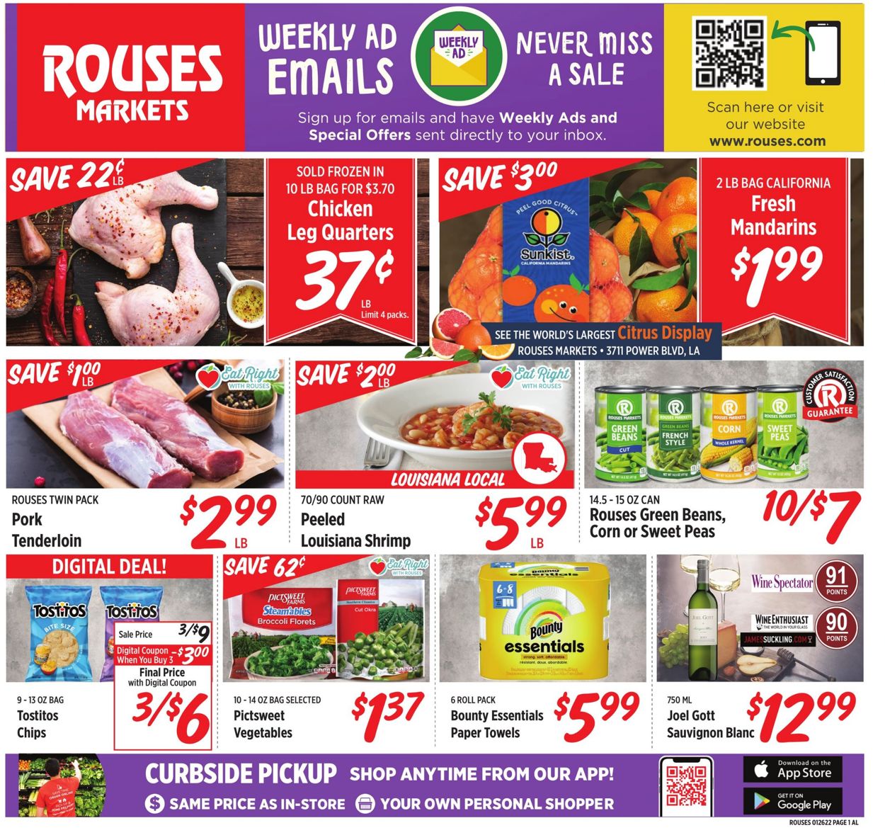 Rouses Weekly Ad Circular - valid 01/26-02/02/2022