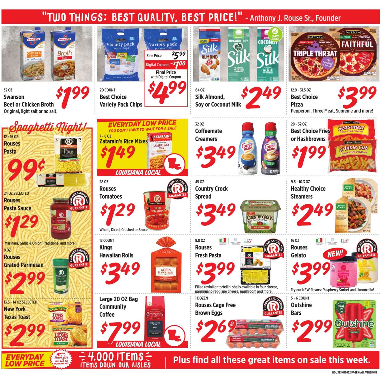 Rouses Weekly Ad Circular - valid 01/26-02/02/2022 (Page 6)