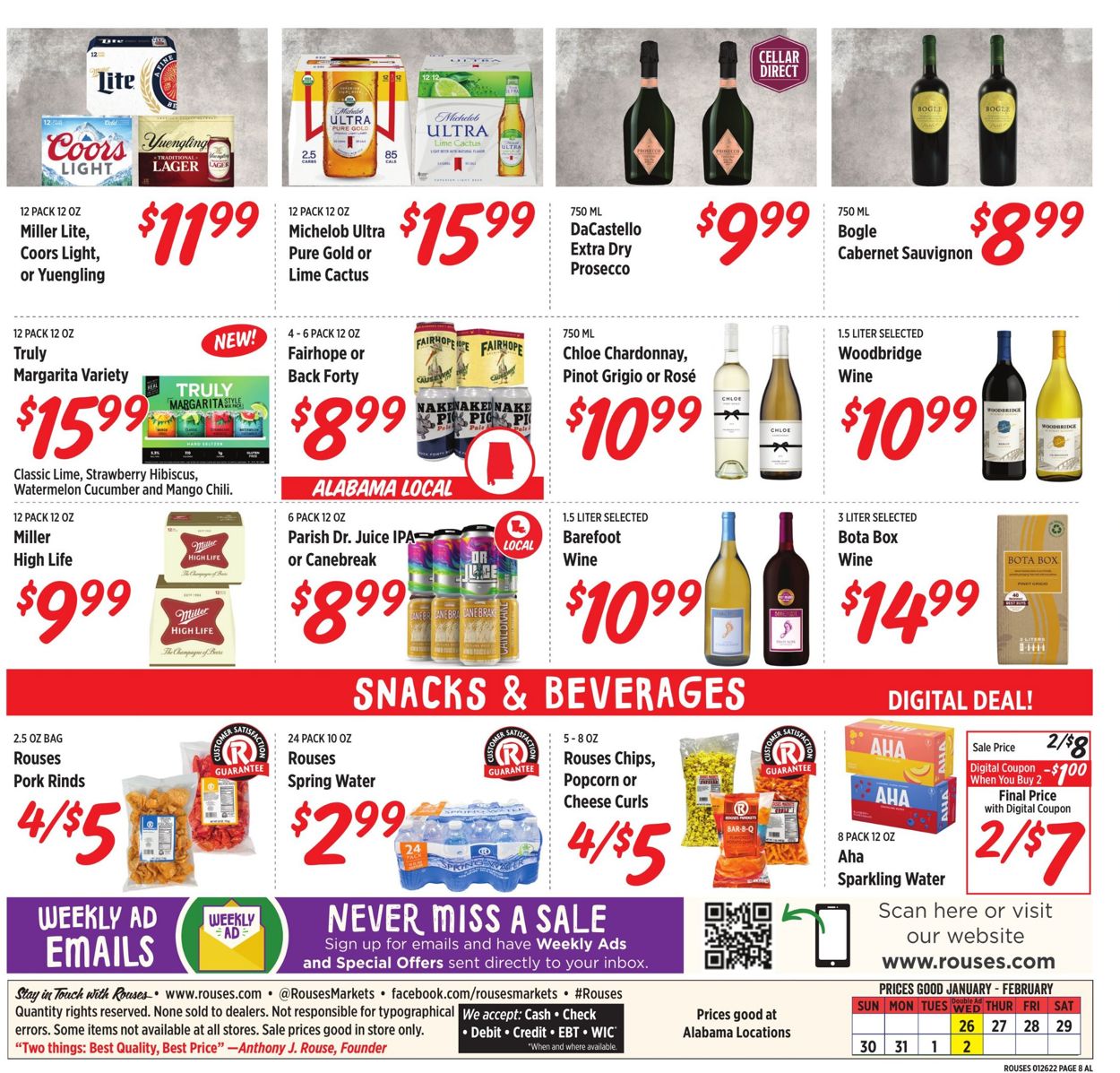 Rouses Weekly Ad Circular - valid 01/26-02/02/2022 (Page 8)