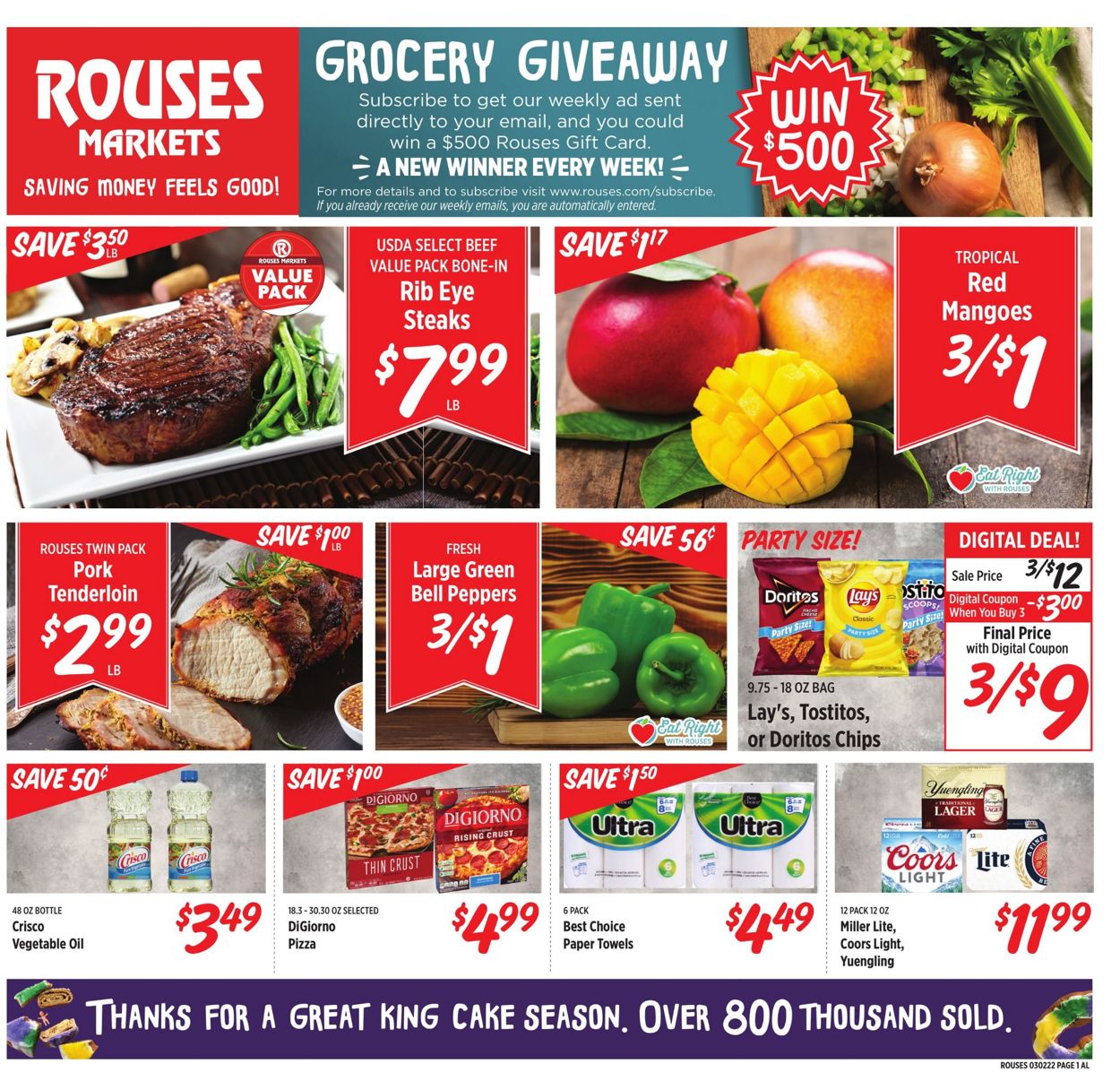 Rouses Weekly Ad Circular - valid 03/02-03/09/2022 (Page 5)