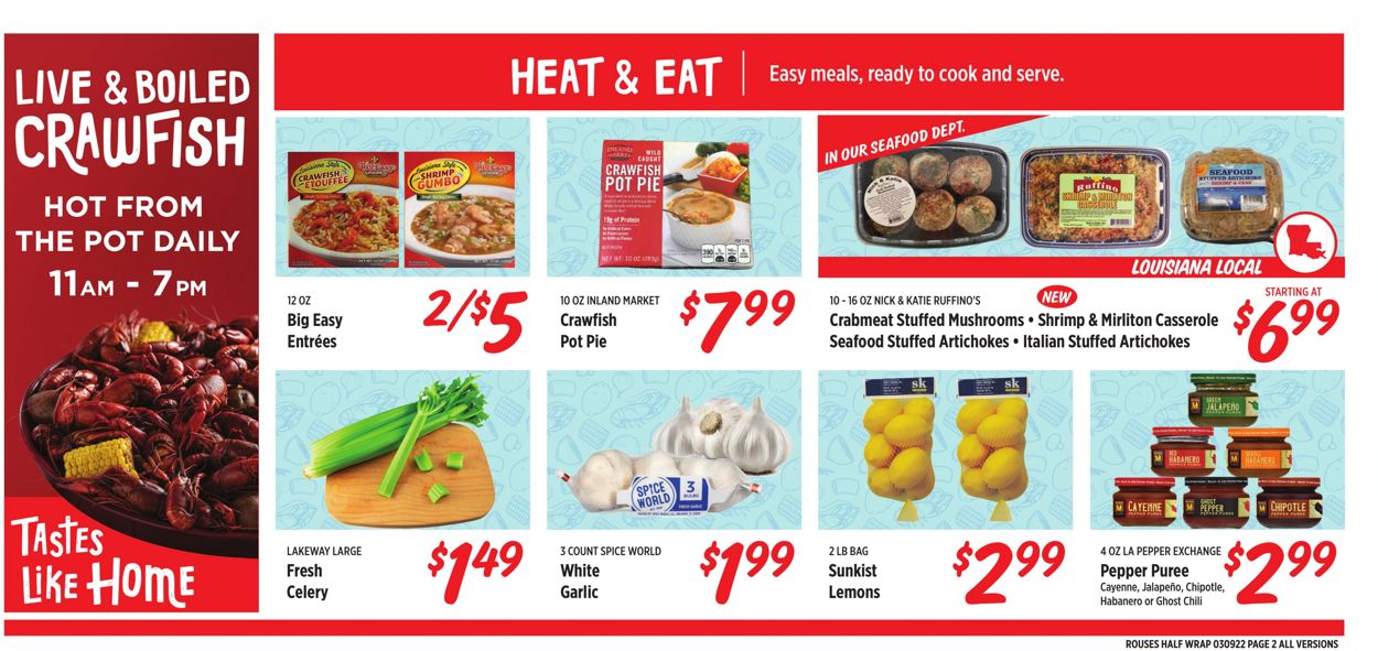 Rouses Weekly Ad Circular - valid 03/09-03/16/2022 (Page 2)