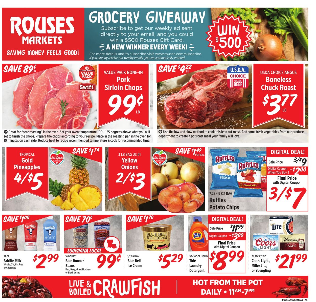 Rouses Weekly Ad Circular - valid 03/09-03/16/2022 (Page 5)