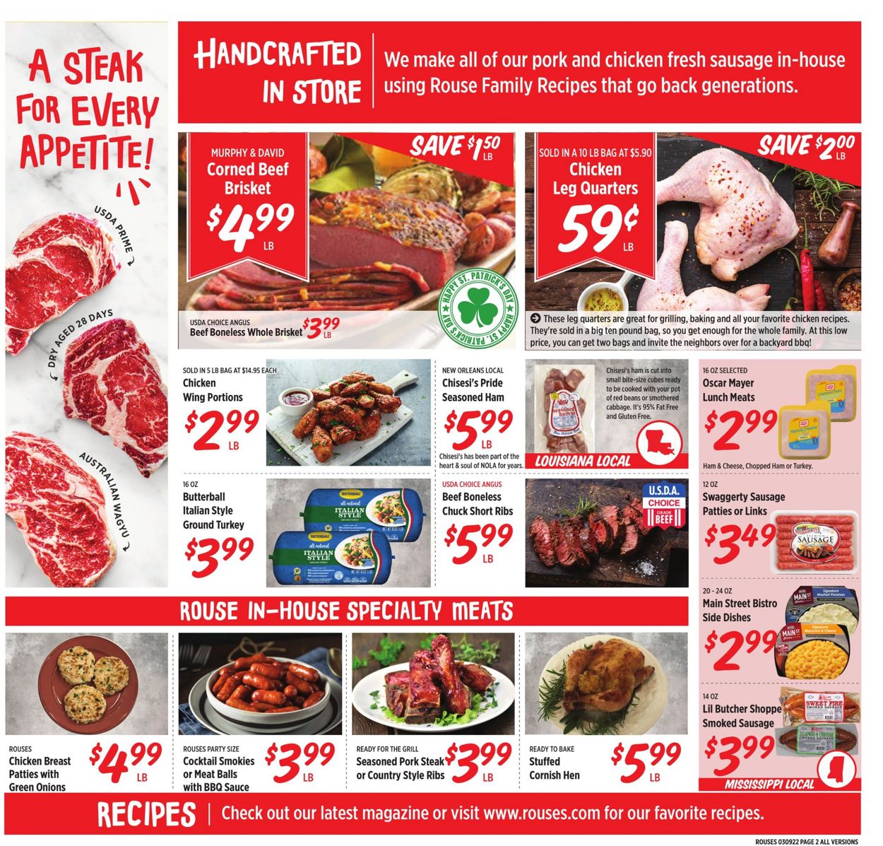 Rouses Weekly Ad Circular - valid 03/09-03/16/2022 (Page 6)