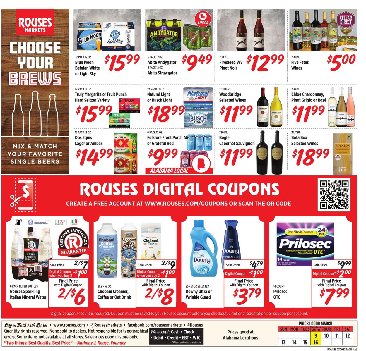 Rouses Weekly Ad Circular - valid 03/09-03/16/2022 (Page 12)