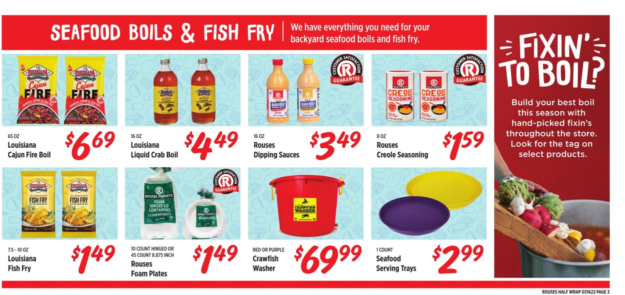 Rouses Weekly Ad Circular - valid 03/16-03/23/2022 (Page 3)