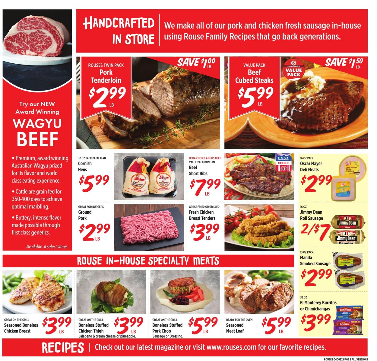 Rouses Weekly Ad Circular - valid 04/06-04/13/2022 (Page 6)