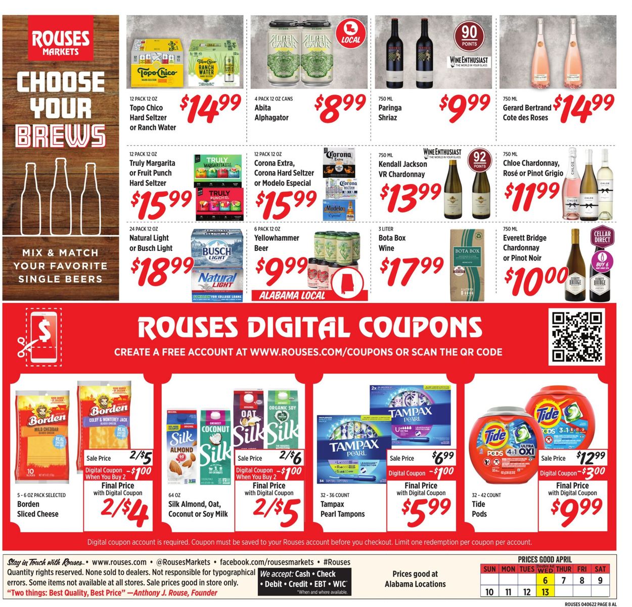 Rouses Weekly Ad Circular - valid 04/06-04/13/2022 (Page 12)