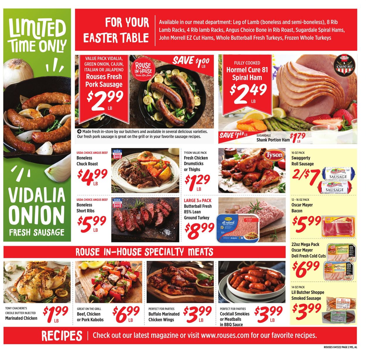 Rouses EASTER 2022 Weekly Ad Circular - valid 04/13-04/20/2022 (Page 2)