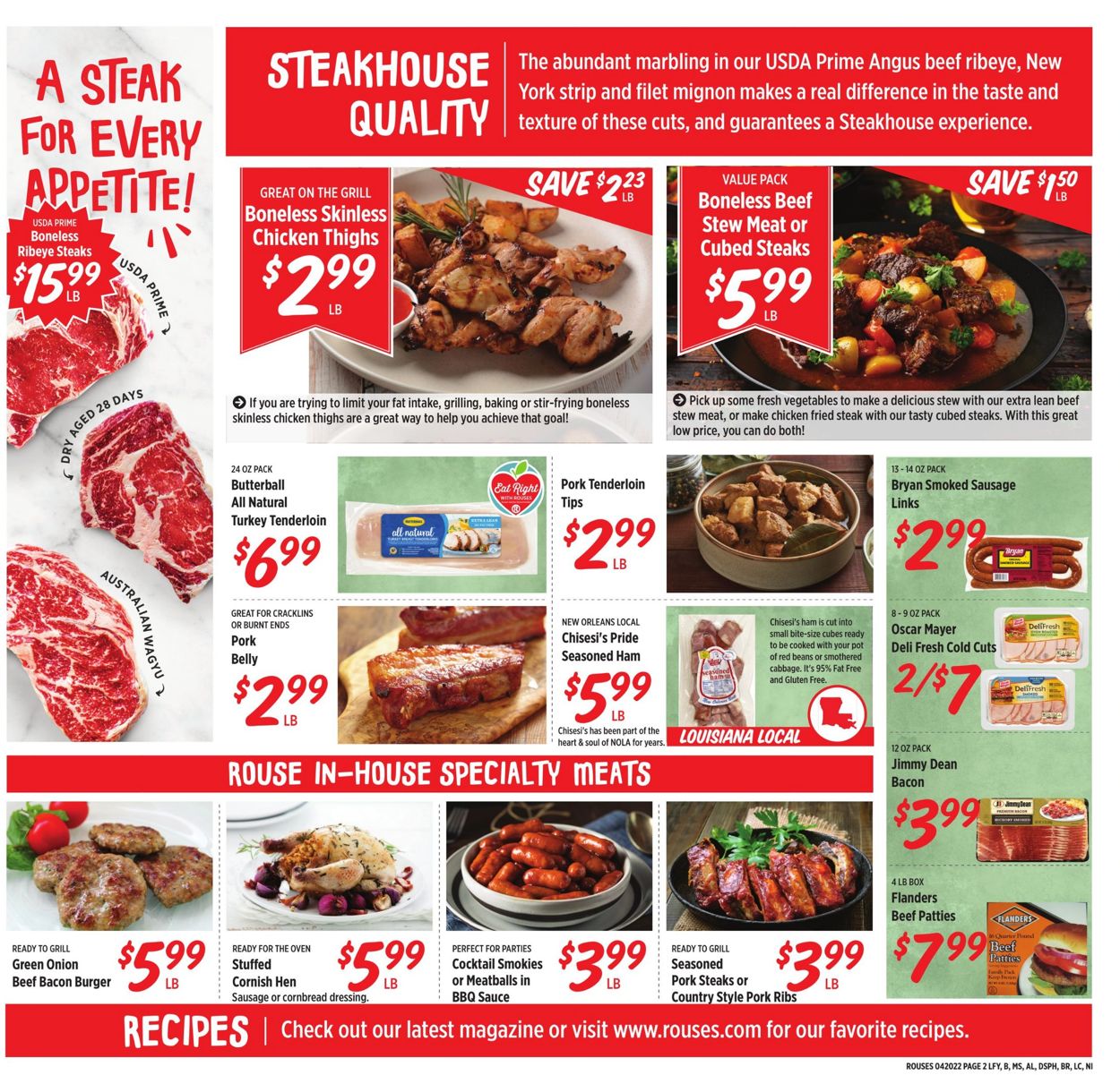 Rouses Weekly Ad Circular - valid 04/20-04/27/2022 (Page 2)