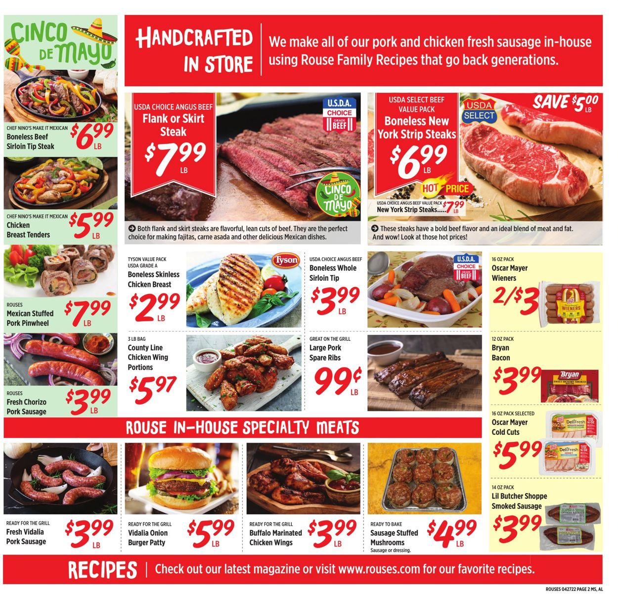 Rouses Weekly Ad Circular - valid 04/27-05/04/2022 (Page 2)