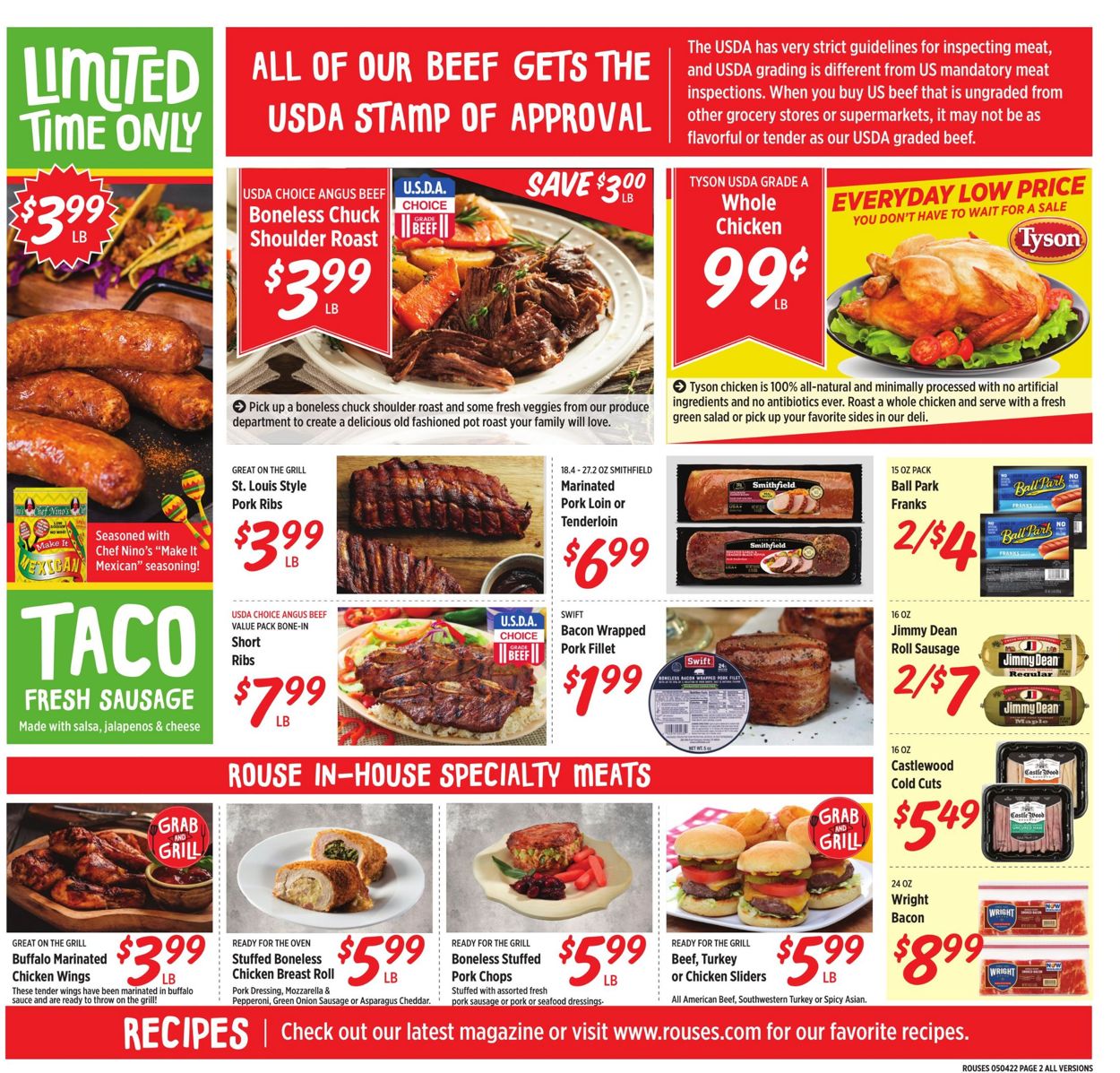 Rouses Weekly Ad Circular - valid 05/04-05/11/2022 (Page 2)