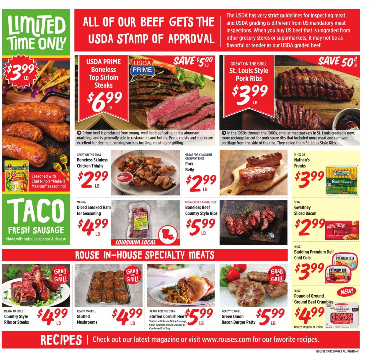 Rouses Weekly Ad Circular - valid 05/18-05/25/2022 (Page 2)