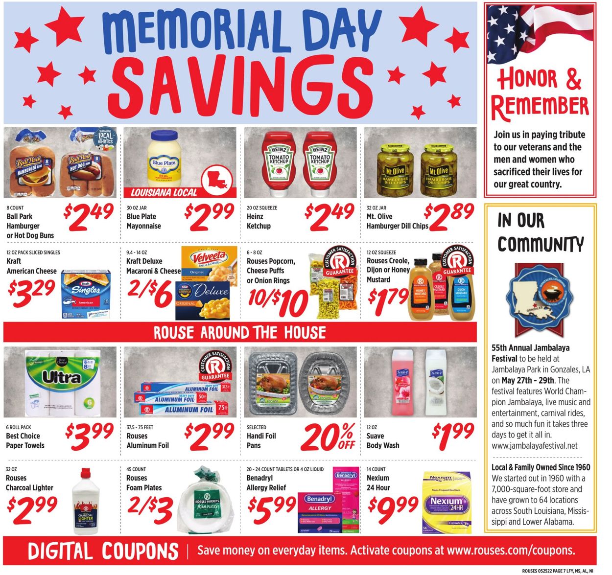 Rouses Weekly Ad Circular - valid 05/25-06/01/2022 (Page 7)