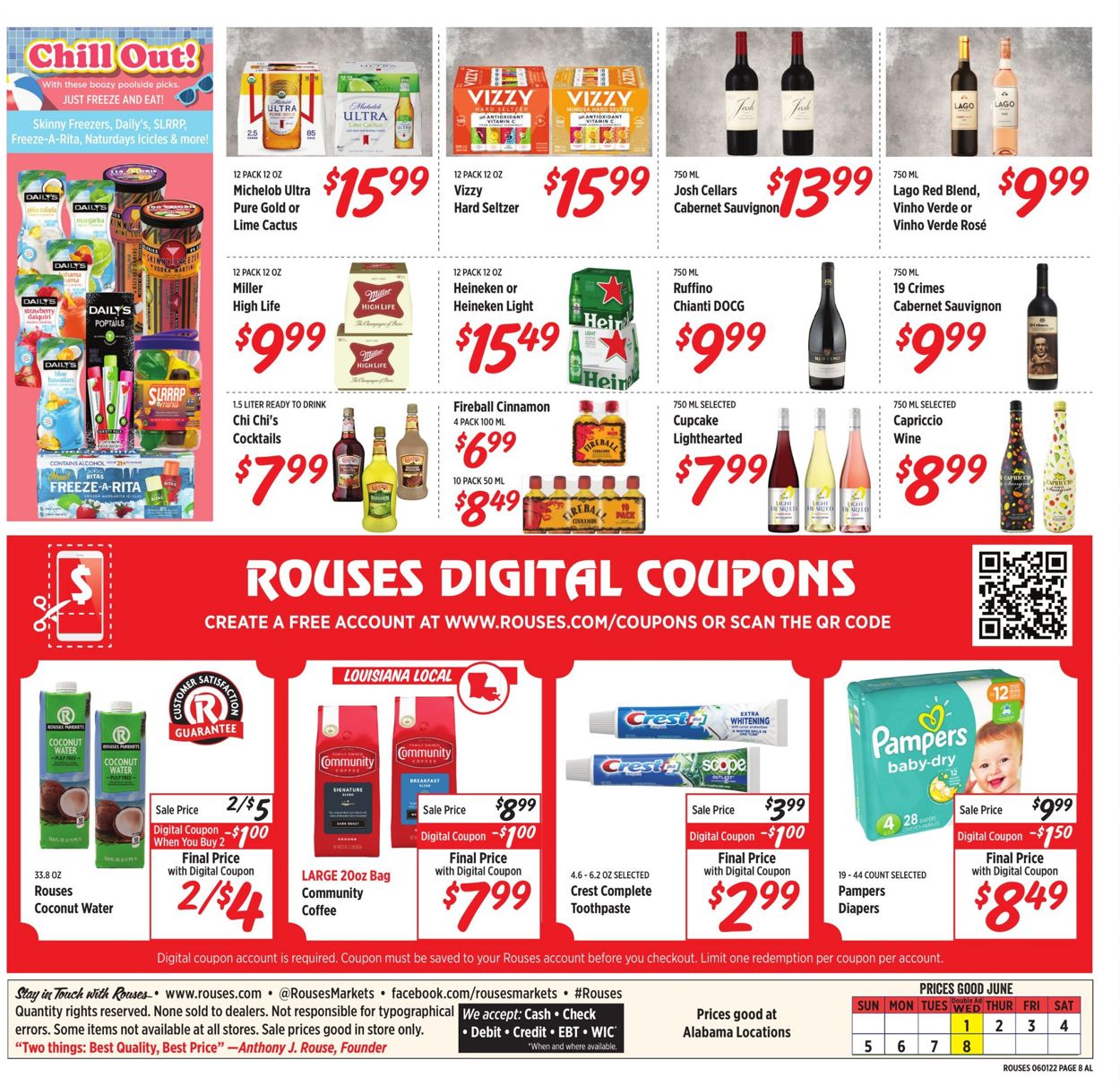 Rouses Weekly Ad Circular - valid 06/01-06/08/2022 (Page 8)