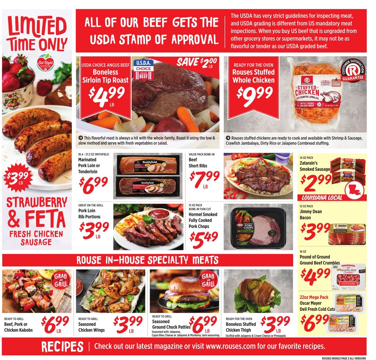 Rouses Weekly Ad Circular - valid 06/08-06/15/2022 (Page 2)