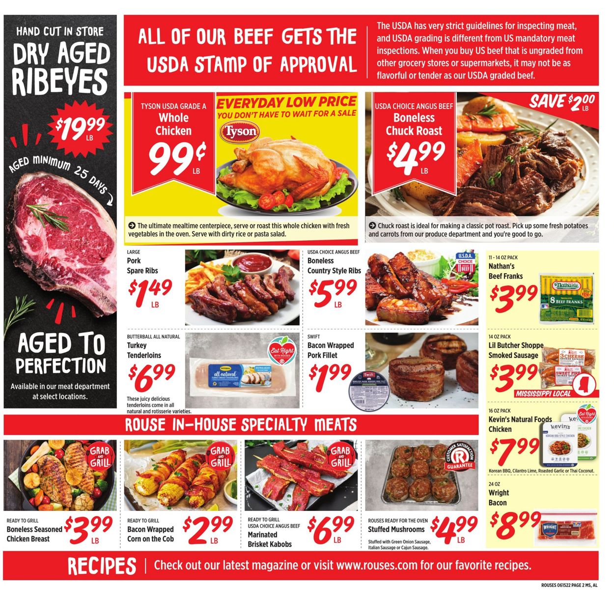 Rouses Weekly Ad Circular - valid 06/15-06/22/2022 (Page 2)