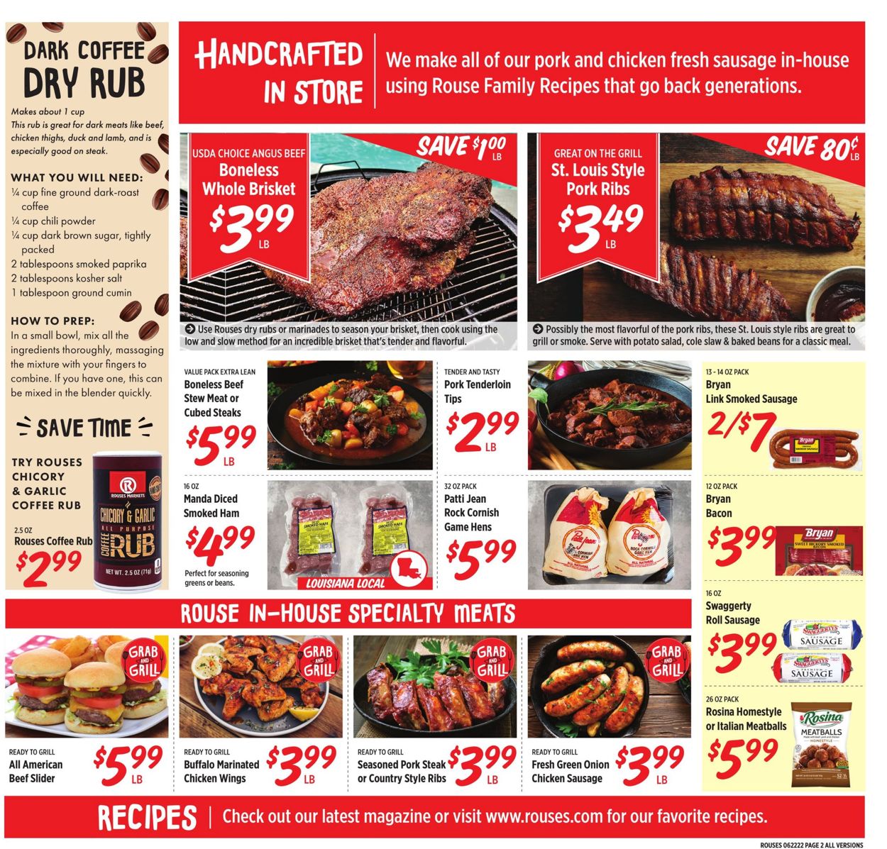 Rouses Weekly Ad Circular - valid 06/22-06/29/2022 (Page 6)