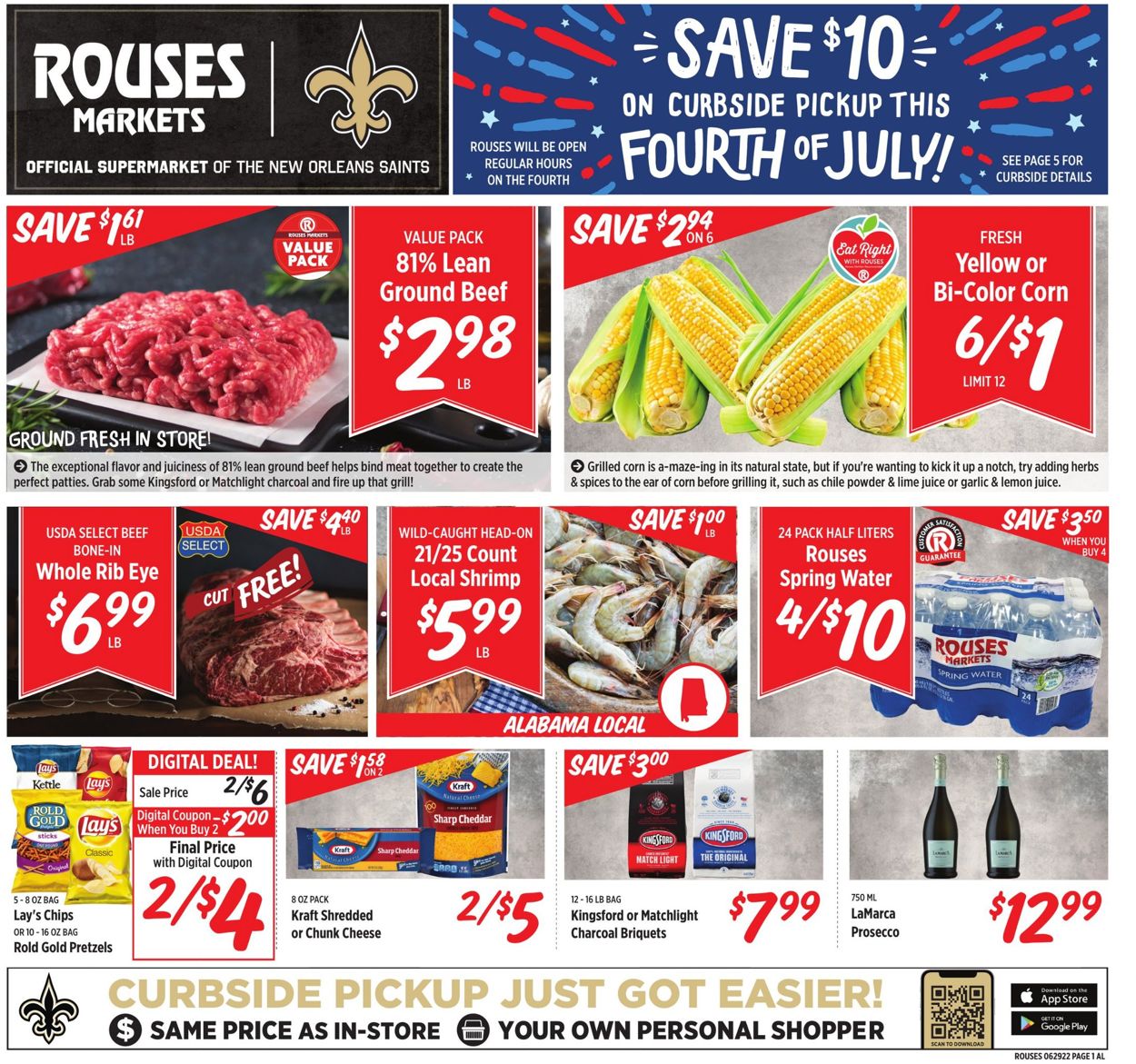 Rouses - 4th of July Sale Weekly Ad Circular - valid 06/29-07/06/2022