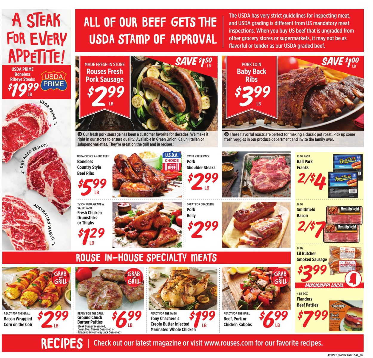 Rouses - 4th of July Sale Weekly Ad Circular - valid 06/29-07/06/2022 (Page 2)