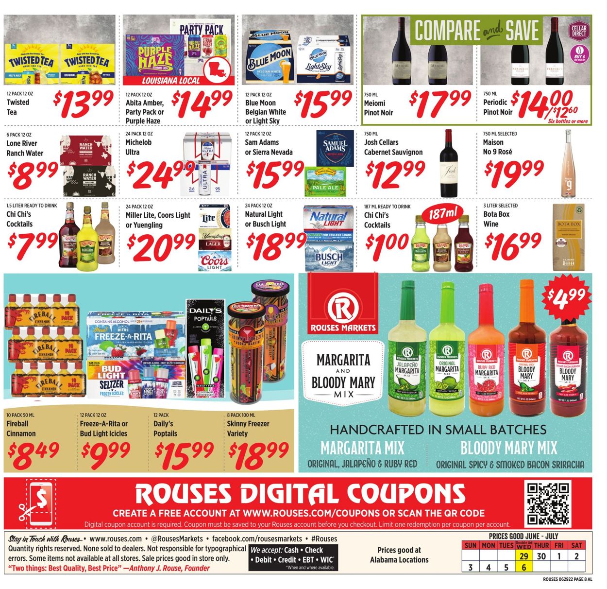 Rouses - 4th of July Sale Weekly Ad Circular - valid 06/29-07/06/2022 (Page 8)