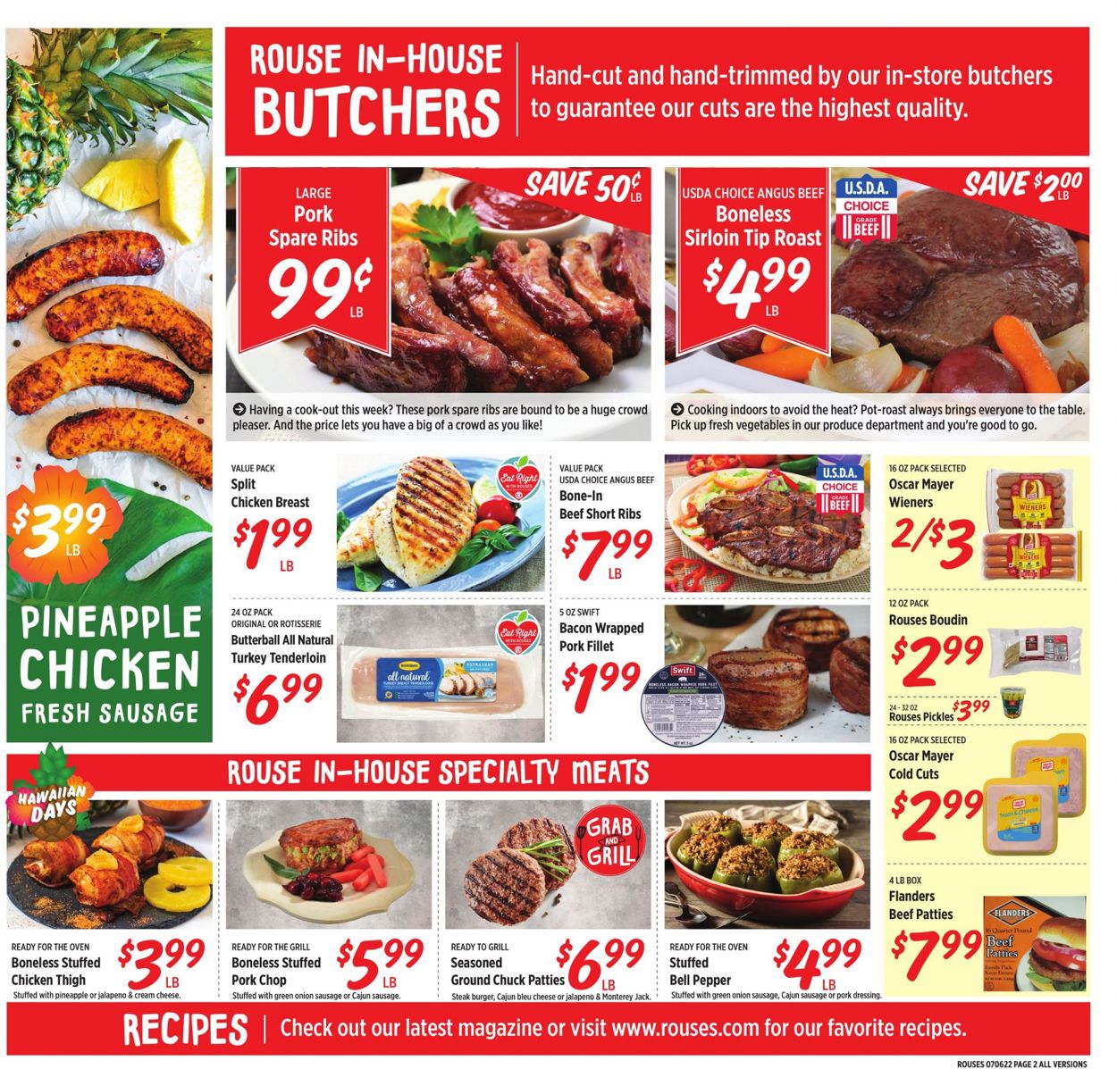 Rouses Weekly Ad Circular - valid 07/06-07/13/2022 (Page 2)