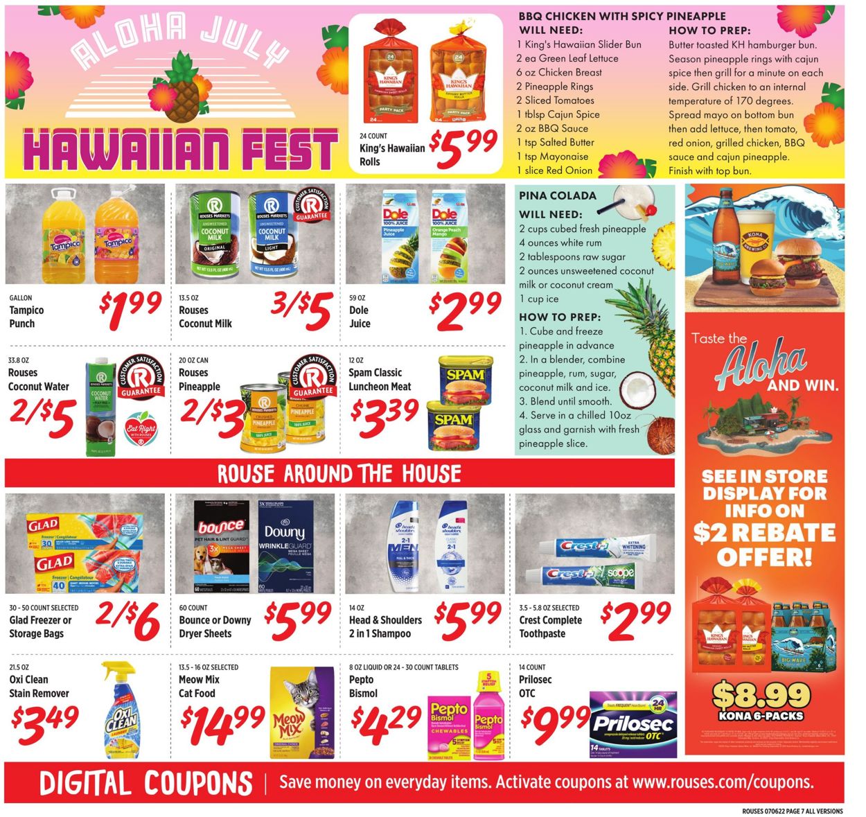 Rouses Weekly Ad Circular - valid 07/06-07/13/2022 (Page 7)