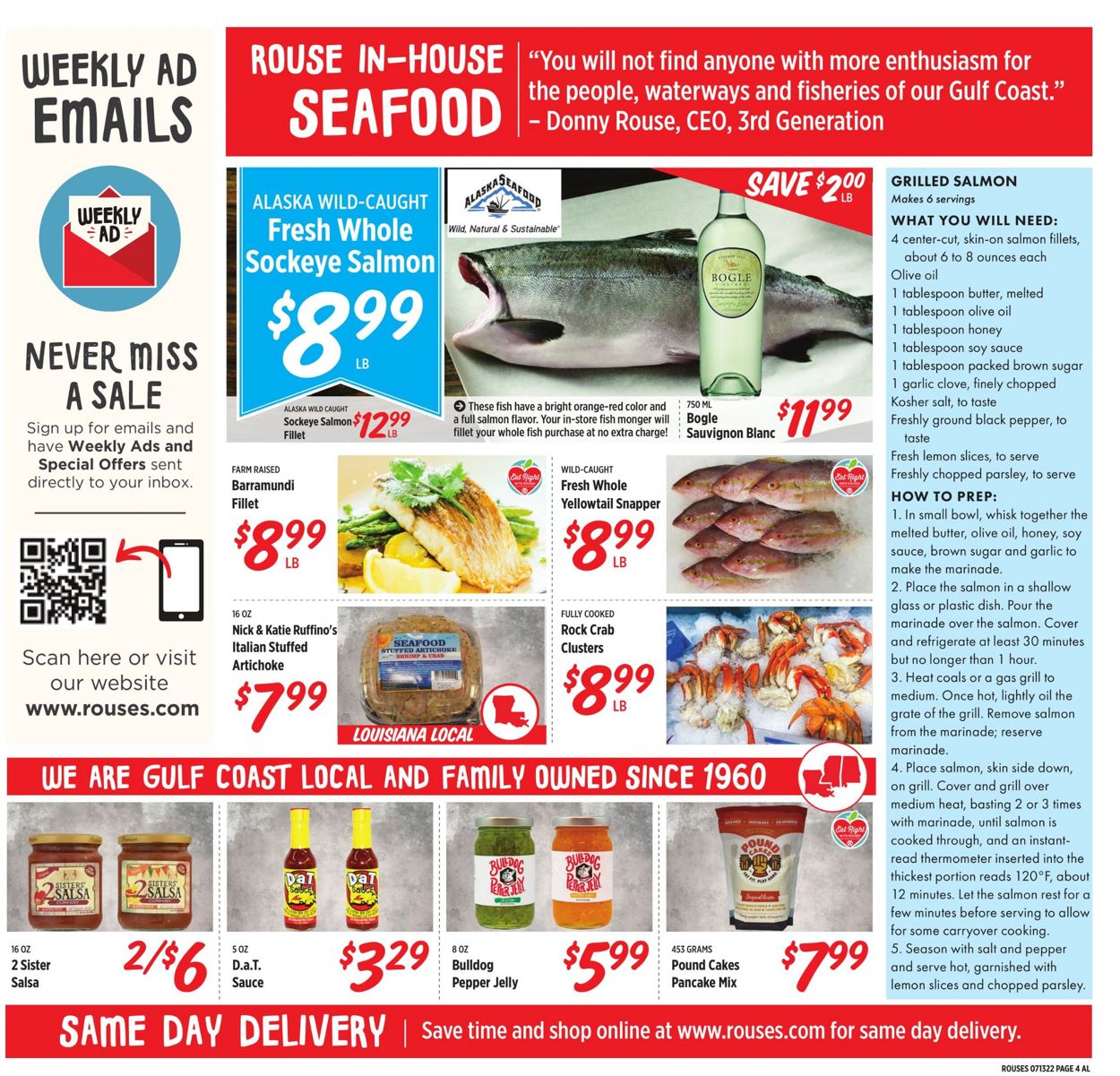 Rouses Weekly Ad Circular - valid 07/13-07/20/2022 (Page 4)