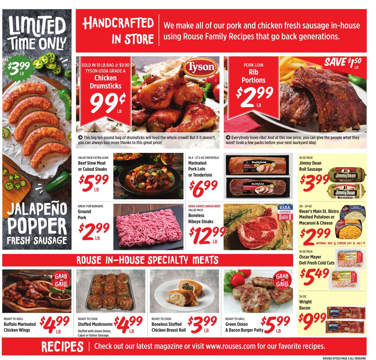 Rouses Weekly Ad Circular - valid 07/13-07/20/2022 (Page 2)