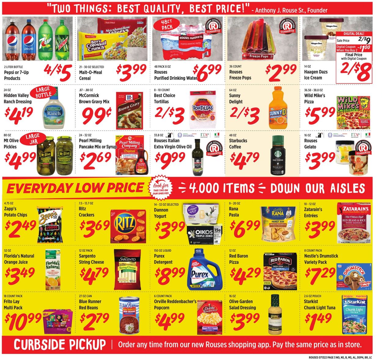 Rouses Weekly Ad Circular - valid 07/13-07/20/2022 (Page 3)