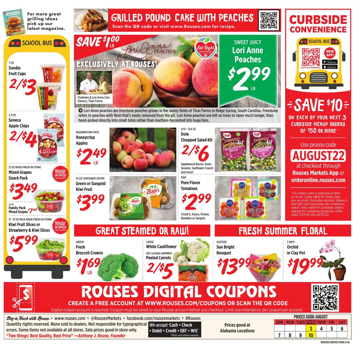 Rouses Weekly Ad Circular - valid 08/03-08/10/2022 (Page 8)