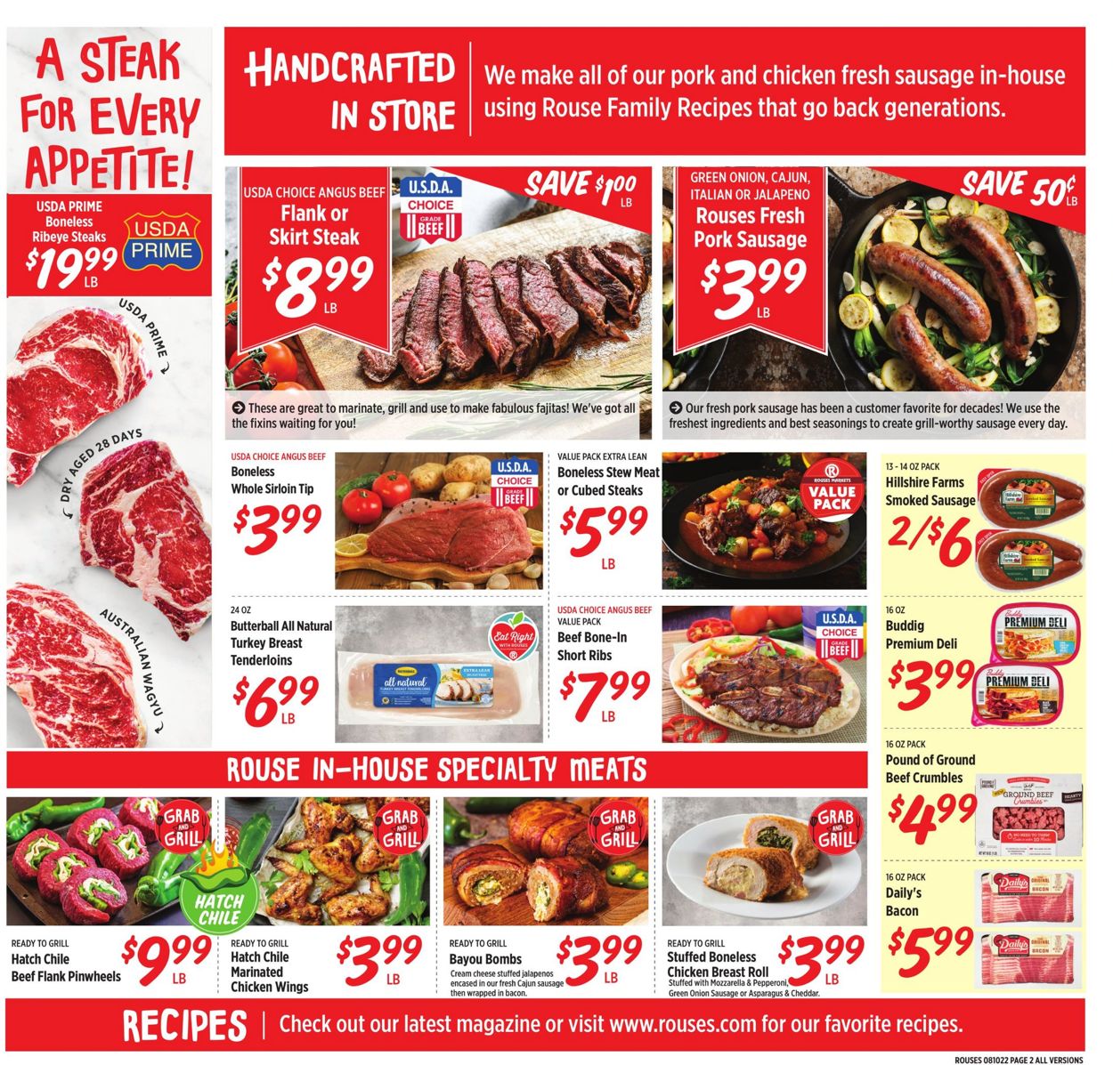 Rouses Weekly Ad Circular - valid 08/10-08/17/2022 (Page 2)