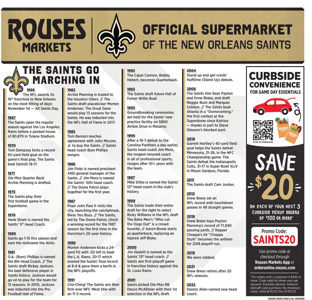 Rouses Weekly Ad Circular - valid 08/10-08/17/2022 (Page 6)