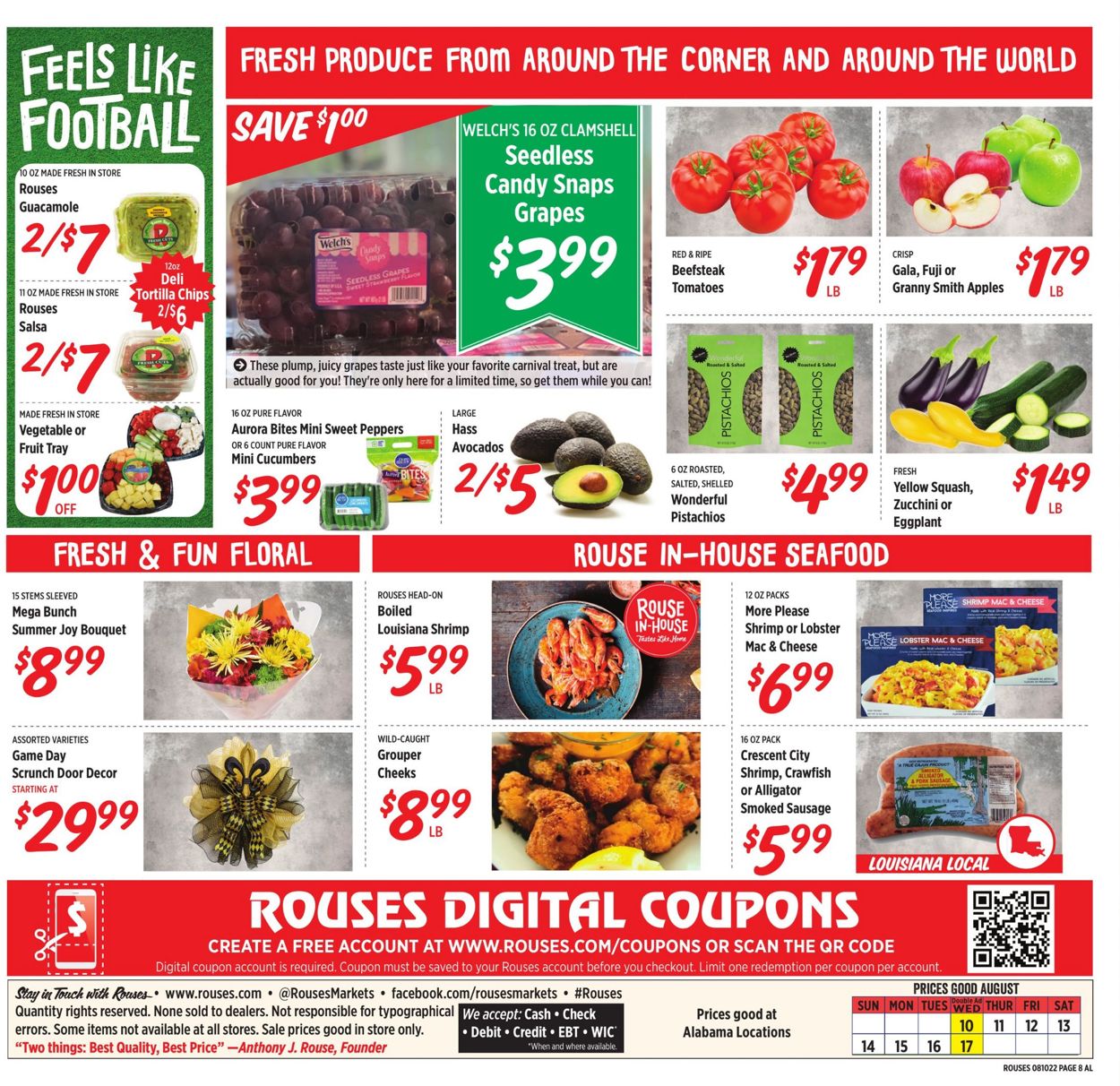 Rouses Weekly Ad Circular - valid 08/10-08/17/2022 (Page 8)