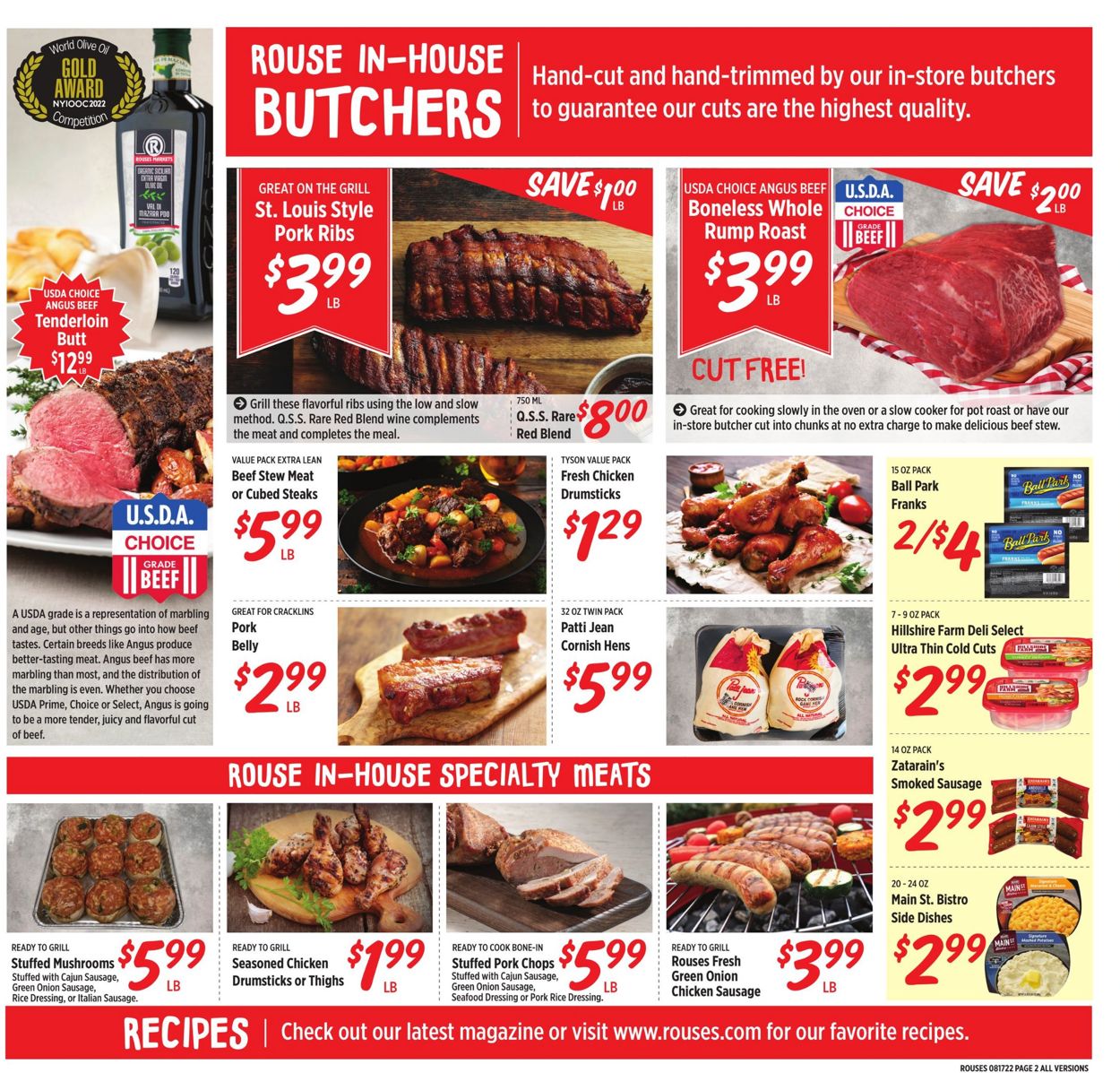 Rouses Weekly Ad Circular - valid 08/17-08/24/2022 (Page 2)