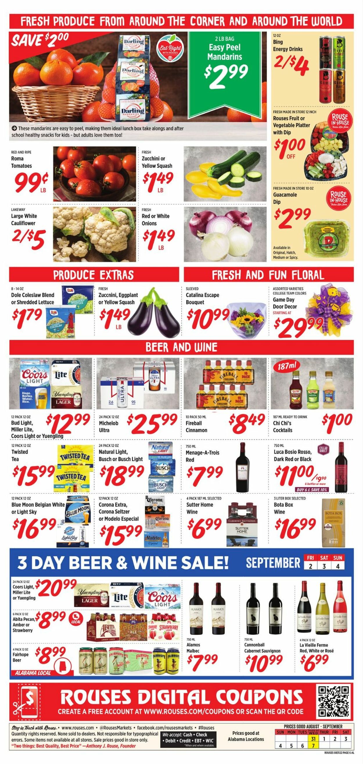 Rouses Weekly Ad Circular - valid 08/31-09/07/2022 (Page 6)