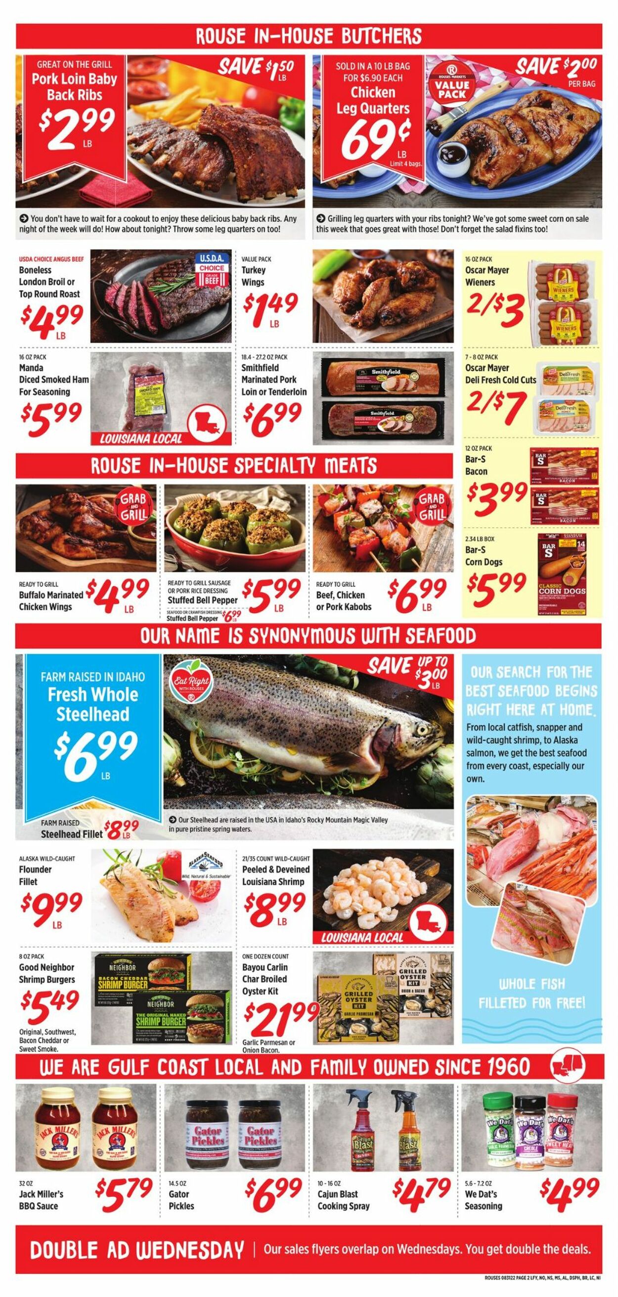 Rouses Weekly Ad Circular - valid 08/31-09/07/2022 (Page 2)