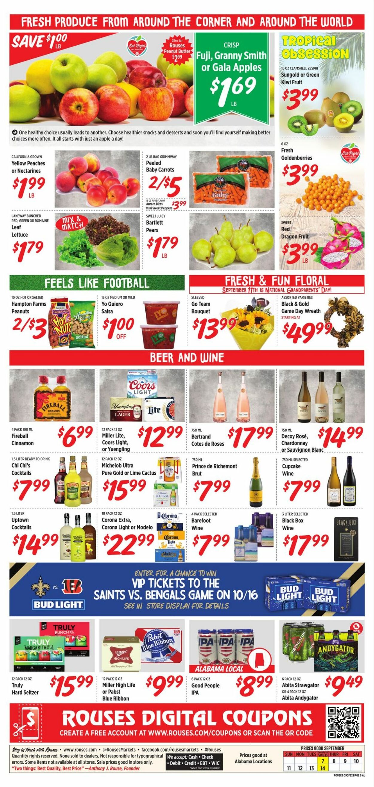 Rouses Weekly Ad Circular - valid 09/07-09/14/2022 (Page 6)