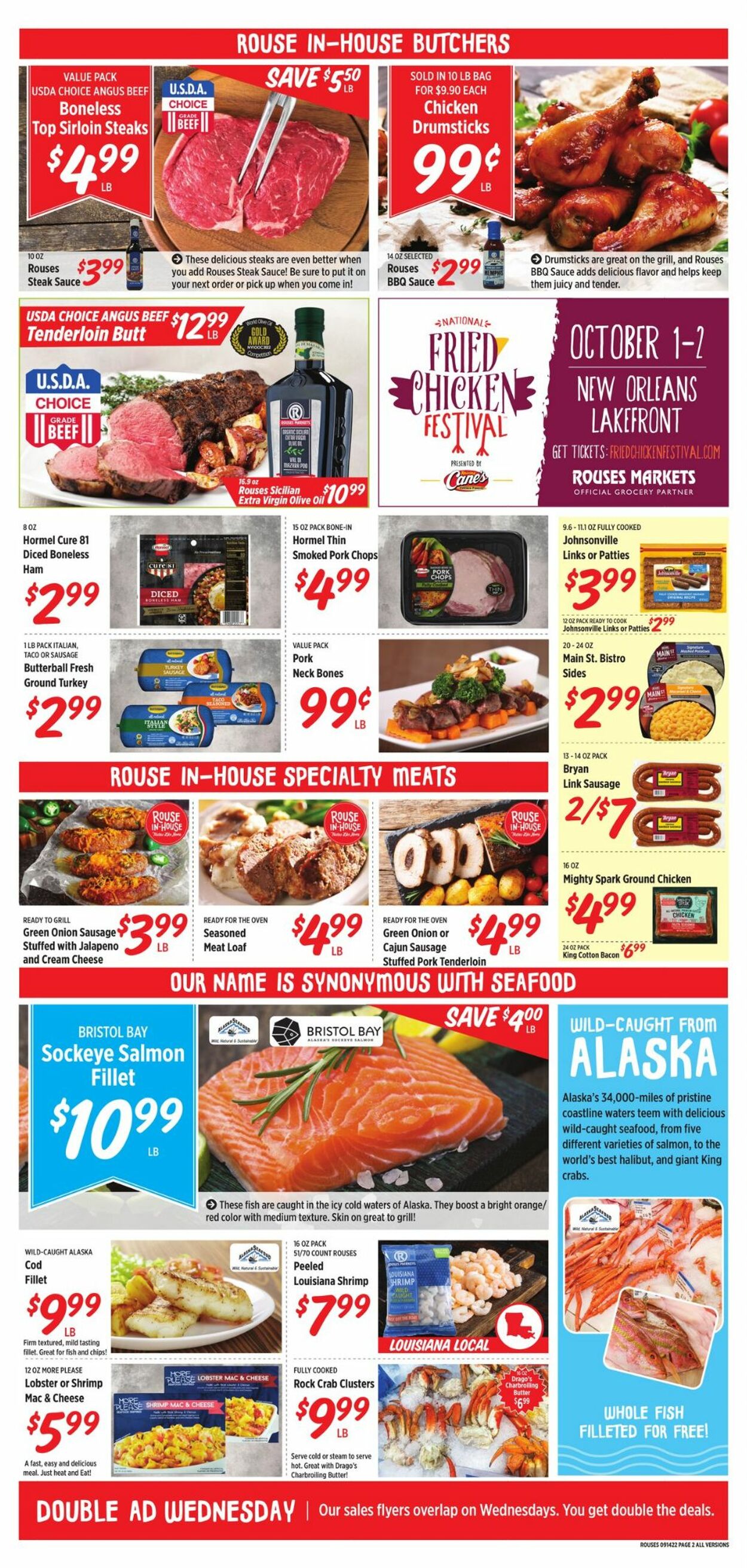 Rouses Weekly Ad Circular - valid 09/14-09/21/2022 (Page 2)