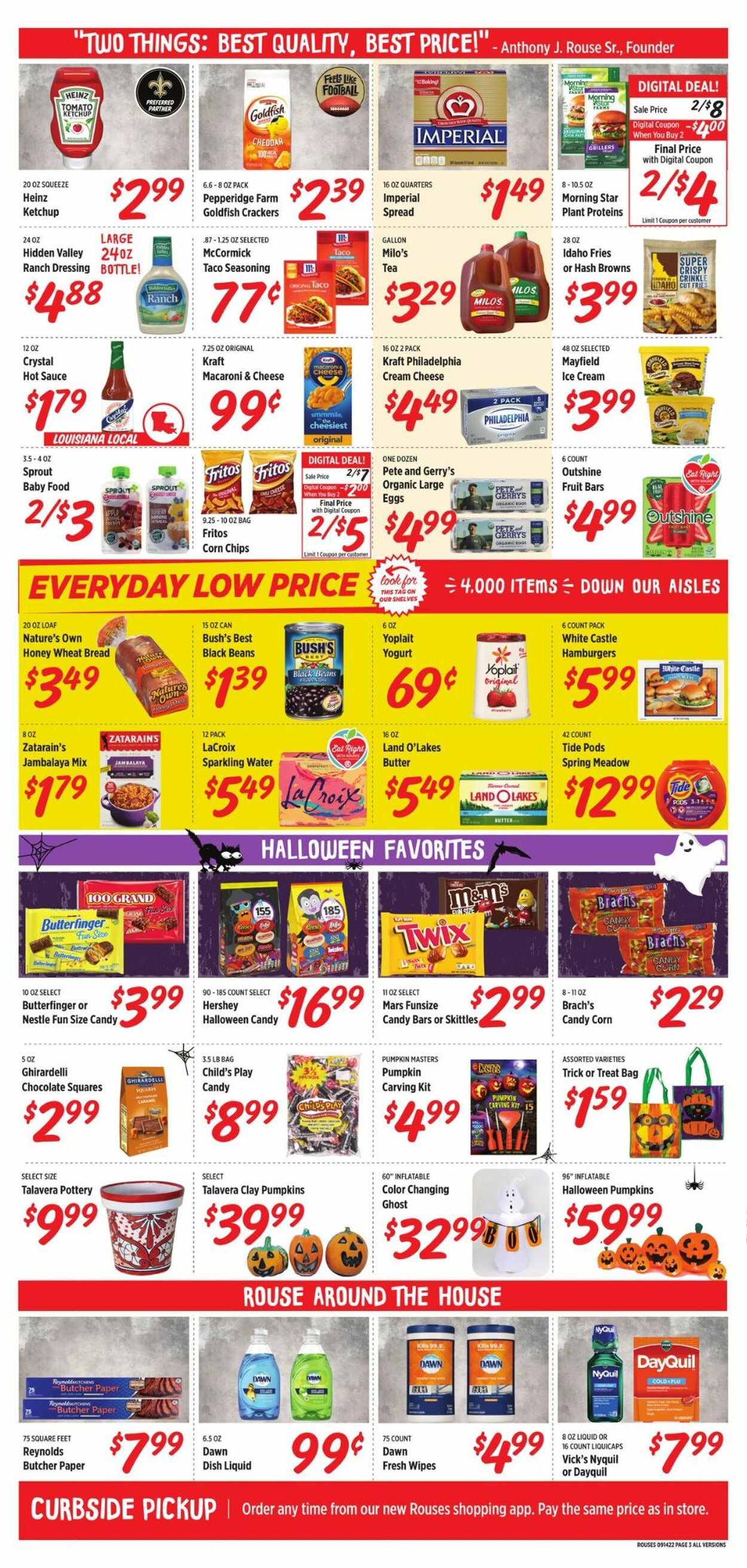 Rouses Weekly Ad Circular - valid 09/14-09/21/2022 (Page 3)